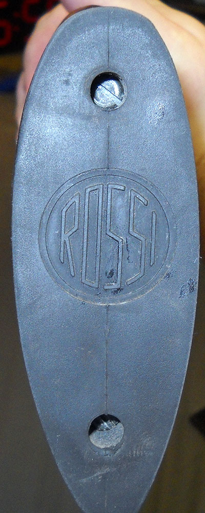 detail, Circuit Judge Rossi brand on butt pad